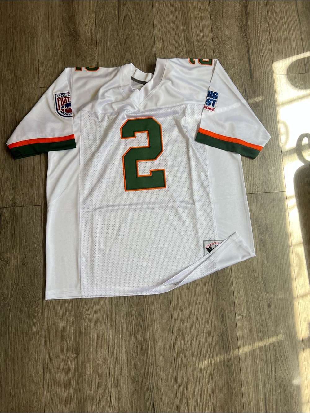 MENS ROHAN MARLEY MIAMI HURRICANES JERSEY XL